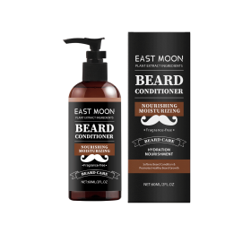 East Moon Men's Beard Care Nourishes Moisturizing Soft Gloss Moisturizing Gentle Care