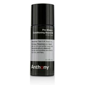 ANTHONY - Logistics For Men Pre-Shave + Conditioning Beard Oil - For All Skin Types 961610 59ml/2oz