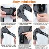 Cordless Shoulder Heating Pad Rechargeable Heated Shoulder Wrap Massager Shoulder Brace Supports with 3 Heating Levels 3 Vibration Modes for Left Righ