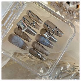 Handmade Long Mechanical Awn Star  Diamond Manicure (Option: Wear A Plus Tool-S)