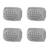 4 Pack Jawline Exerciser for Men Women Jaw Trainer Shaper Sagging Skin Double Chin Reducer with 3 Resistance Levels for Beginners Intermediate Expert