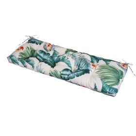 Bench Seat Cushion For Indoor Outdoor Furniture Non Slip Long Chair Cushion with Ties Strap Waterproof Swing Cushion 51.18x19.68IN For Garden Patio Ba (Option: PadWaterproof8Hawaii)