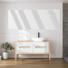 Full Length Mirror 67x25.6in Aluminum Alloy Wall Mirror Free Standing Floor Mirror Hanging Leaning Against Wall for Dressing Bedroom Living Room