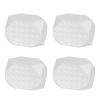 4 Pack Jawline Exerciser for Men Women Jaw Trainer Shaper Sagging Skin Double Chin Reducer with 3 Resistance Levels for Beginners Intermediate Expert