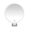 30X Magnifying Mirror With Light 3 Colors Dimmable Brightness Included Tweezer Scissor 
Travel Magnifying Makeup Mirror with Suction Cup 360° Adjusta