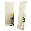 Full Length Mirror 67x25.6in Aluminum Alloy Wall Mirror Free Standing Floor Mirror Hanging Leaning Against Wall for Dressing Bedroom Living Room