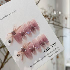 Handmade Long Pearl Mountain Ice Transparent Camellia Wear Armor (Option: Wear Armor Without Tools-S)